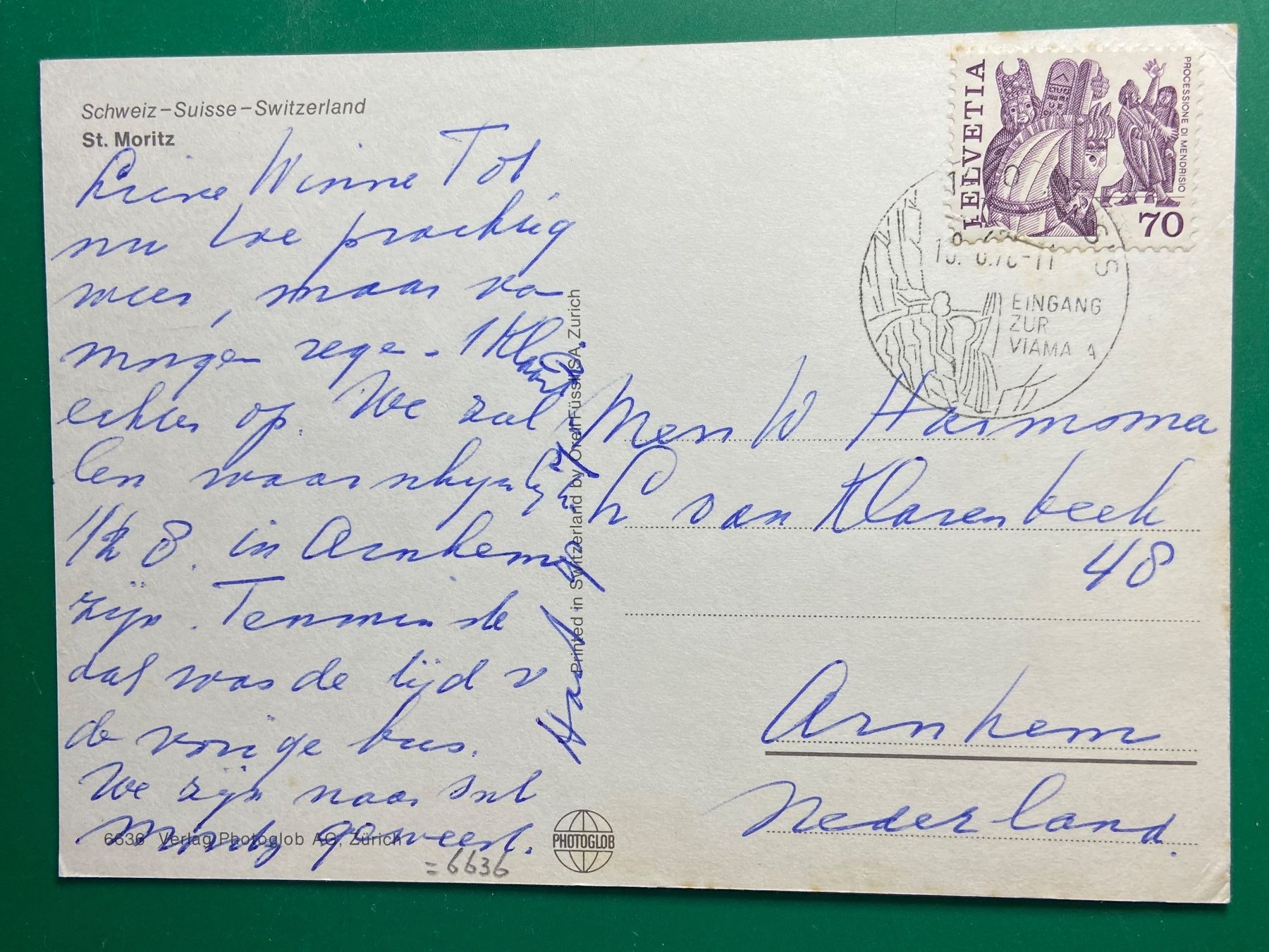 Cartes postales: St. Moritz – D'occasion à Steg VS par _vinci_ 1