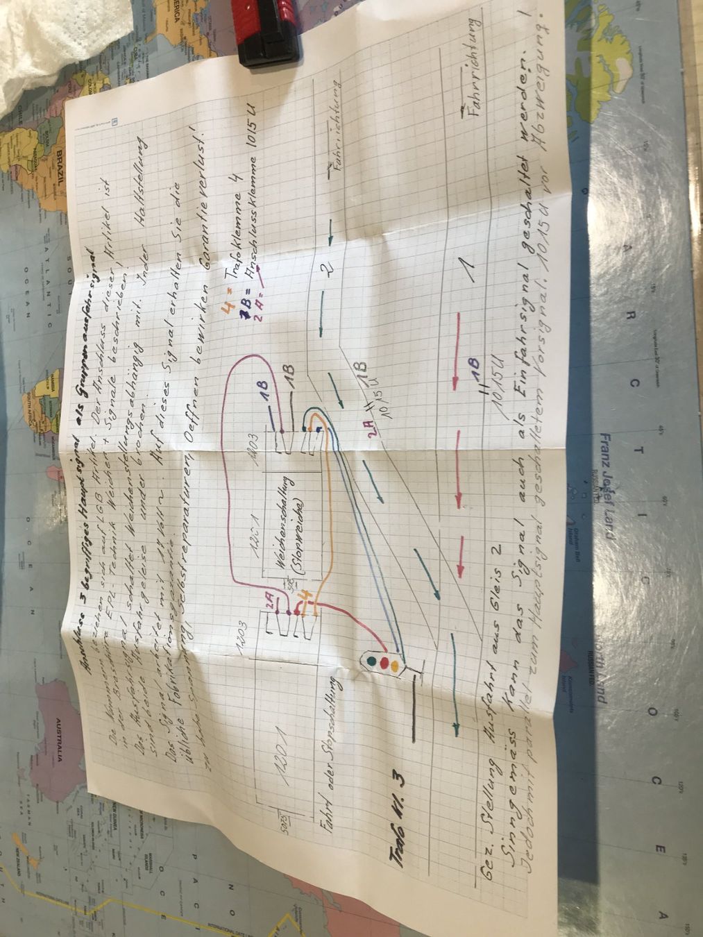 Modellini di ferrovie: 2 3er Signale mit Anschluss Anleitung – Usato da Zollbrück venduto da WesternSaloon 4