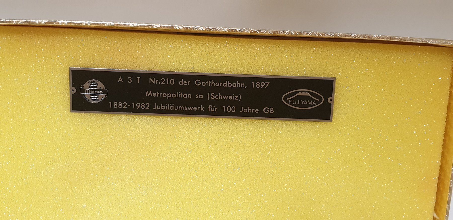 Metropolitan Modellini di ferrovie: Metrop SBB A3/5 Gotthard Dampflok H0/DC – Nuovo (secondo la descrizione) da Geroldswil venduto da TopTrain54 8