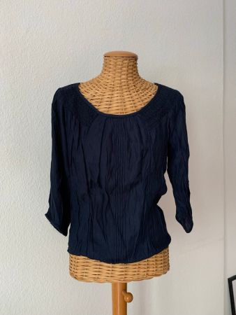 ZARA - Tunikaoberteil dunkelblau S