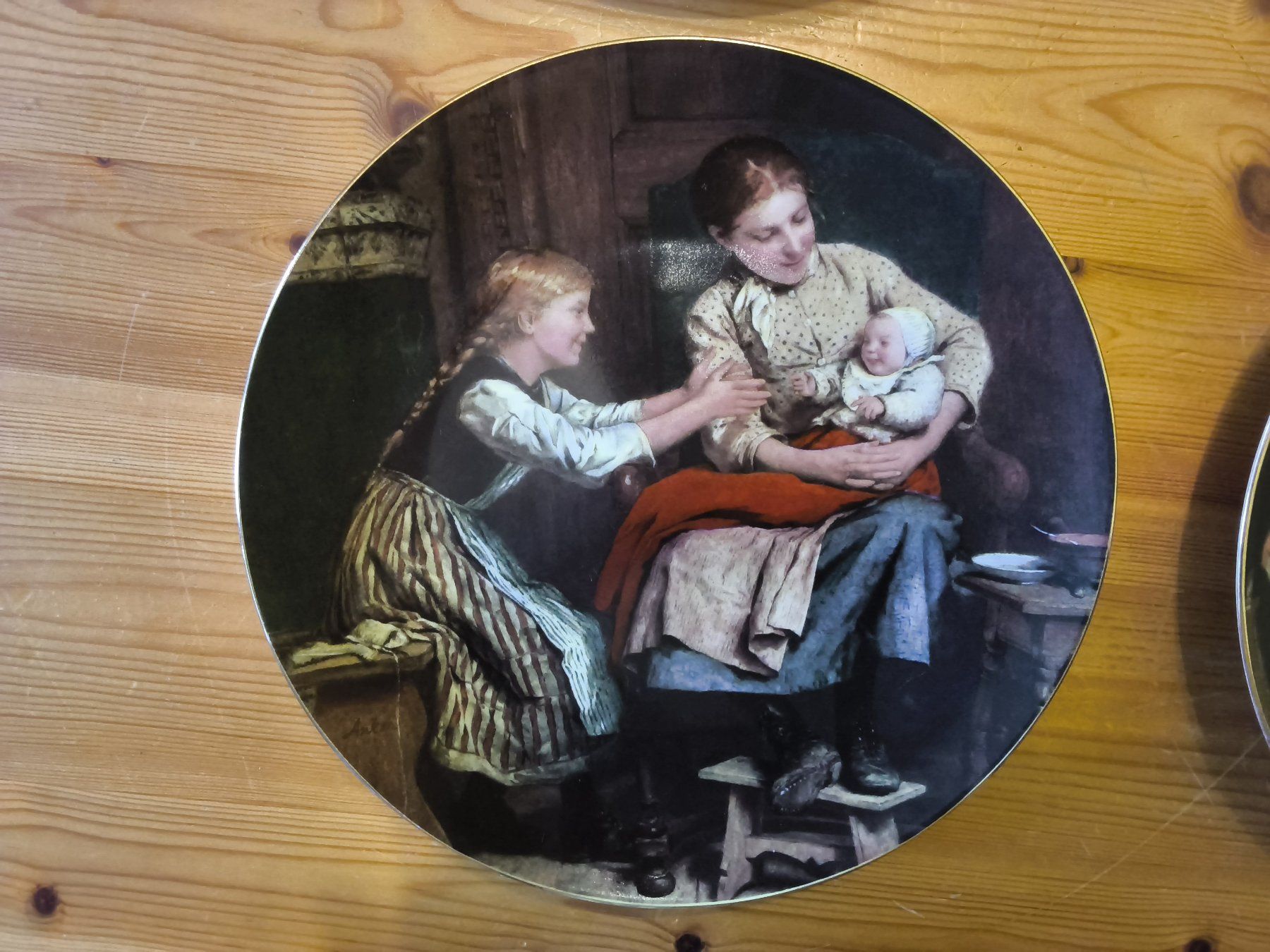Piatti: Teller aus Serie Albert Anker – Usato da Hallau venduto da histoiremerveilleuse 3