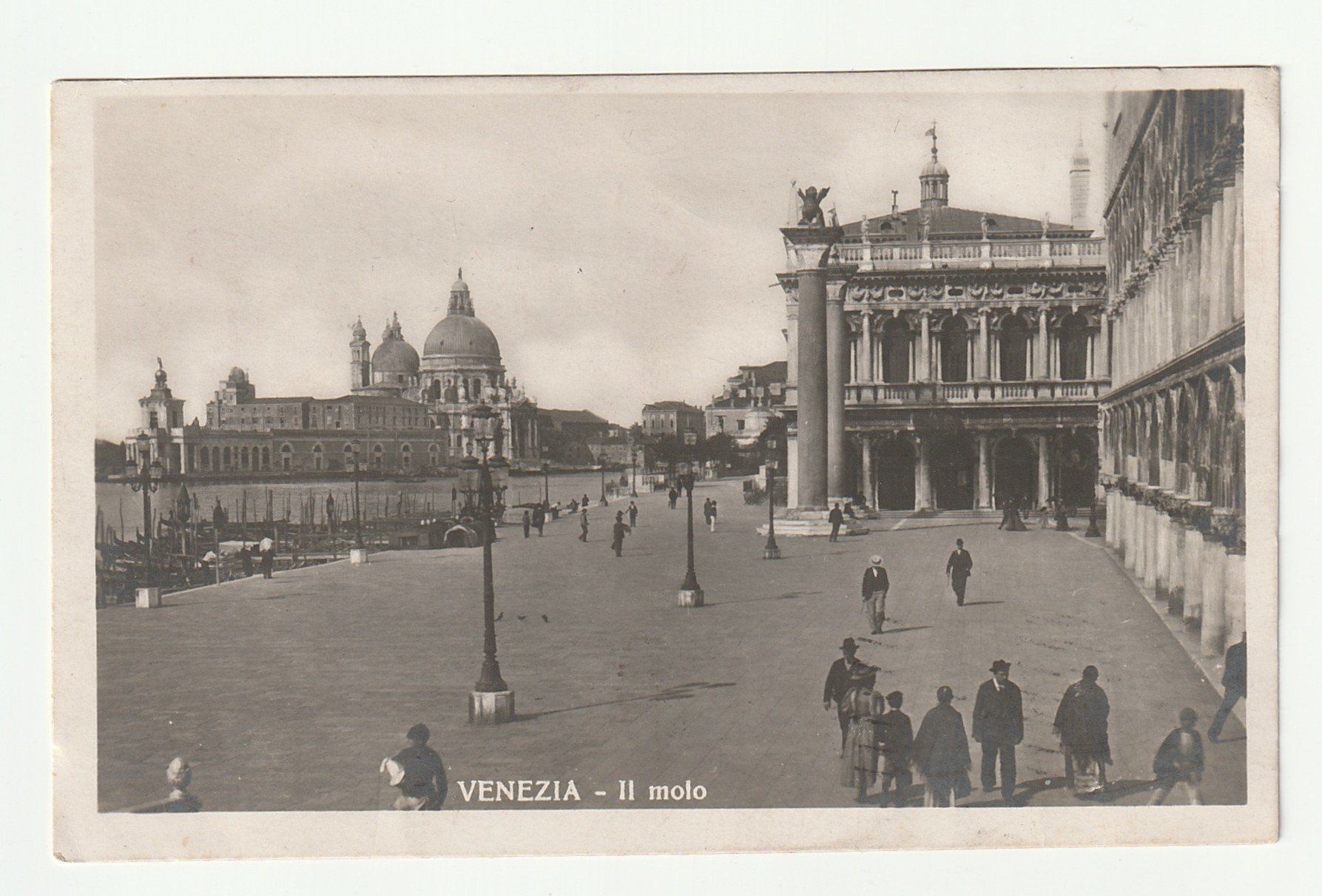 Cartoline postali: Ansichtskarte Venedig Il Molo 13.10.1925 – Usato da St. Gallen venduto da Ricardo_Deals