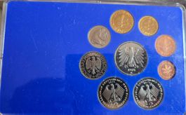 BRD Kursmünzsatz 1975, Karlsruhe G, Deutsche Mark  *RAR*