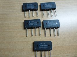 5St. Gleichrichter B125C5000-3300A 5St. 125V 5,8A