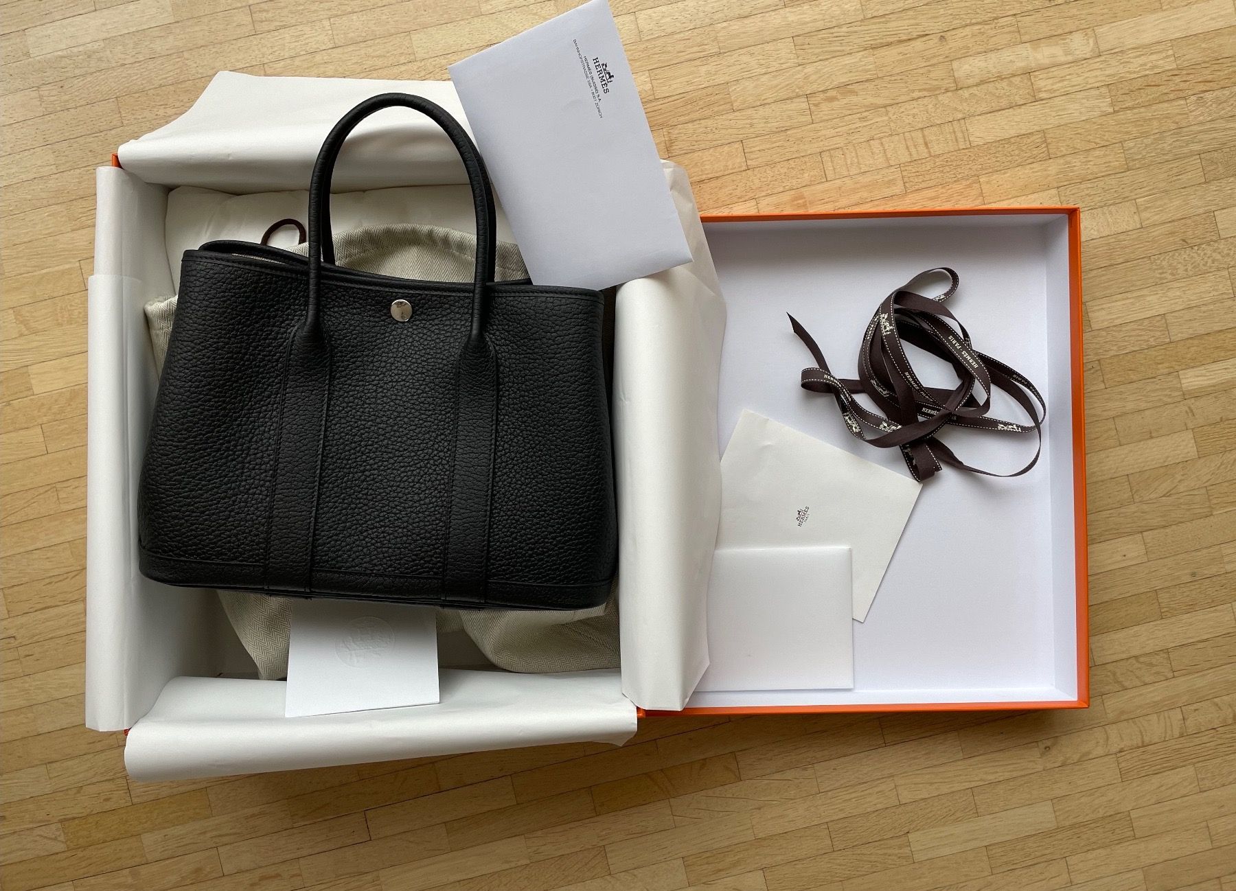 Hermès Borse da donna: Hermès Garden Party 30 – Nuovo e nell'imballaggio originale da Zürich venduto da HBe