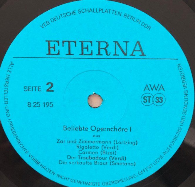 Schallplatten: Beliebte Opernchöre (LP) – Gebraucht aus Grüningen von azulrojo 3