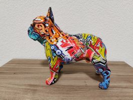 Sculpture chien en résine style Pop-Art _ Pop Art Skulptur