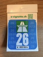 5x Schweizer Autobahnvignette 2026