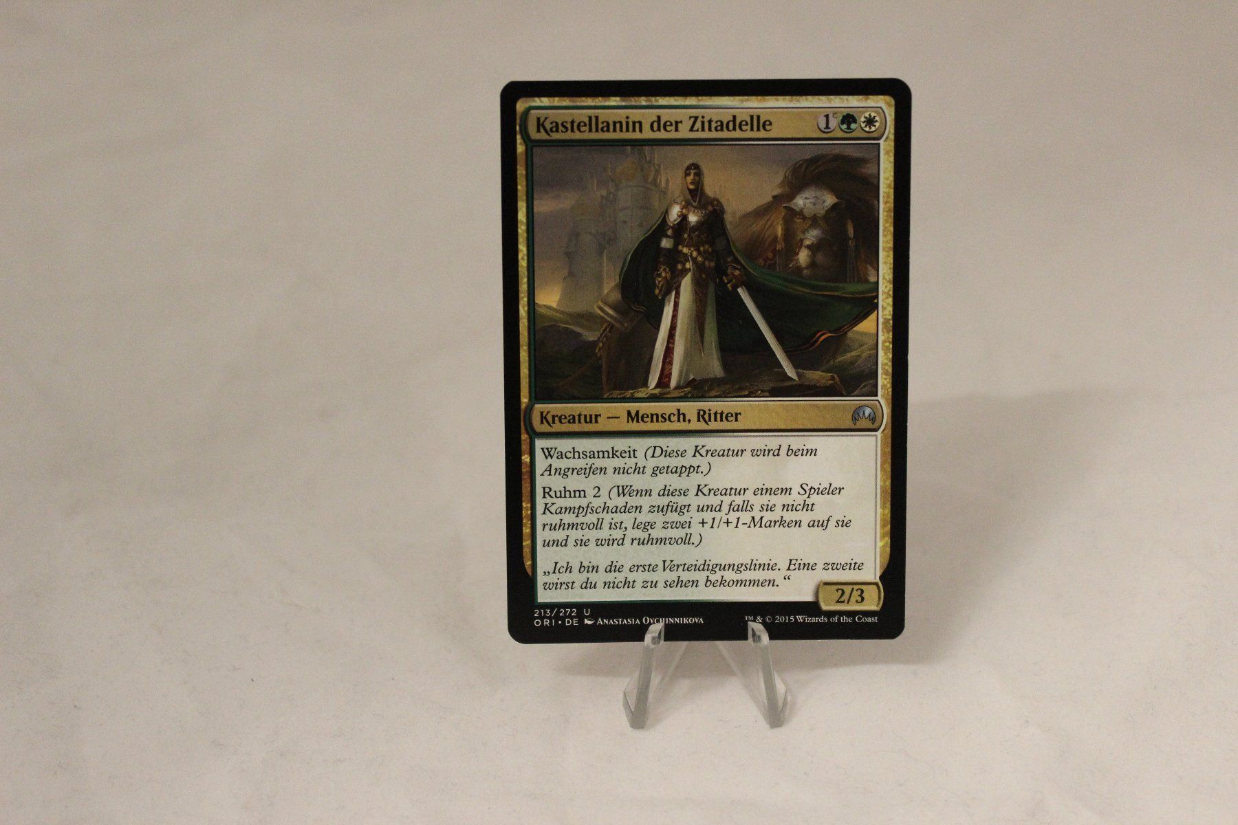 Magic The Gathering Sammelbilder & Trading cards: Kastellanin der Zitadelle - Magic – Gebraucht aus Dulliken von Sefty
