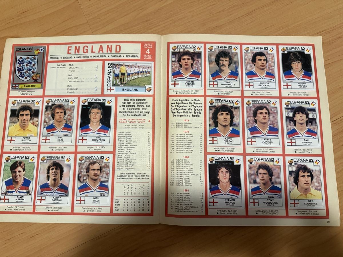 Panini Album: Album panini complet Espana 82 – Usato da Brügg BE venduto da Fred777 4