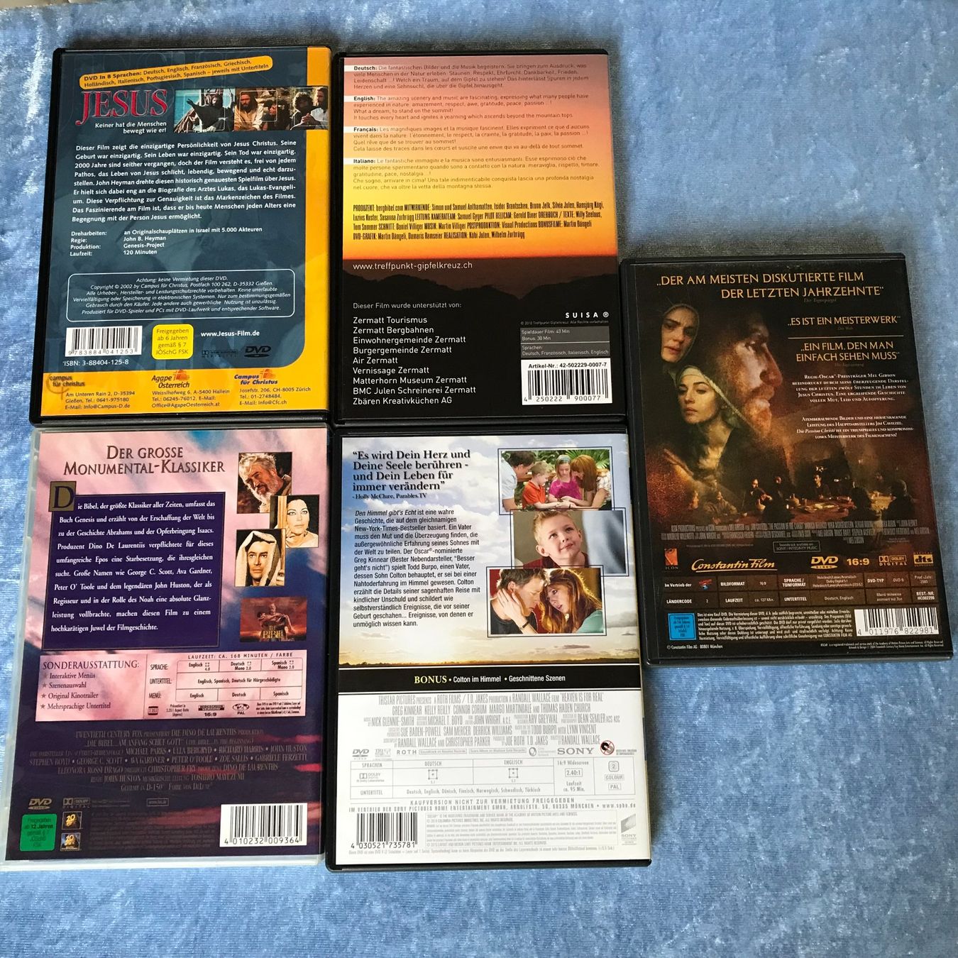Tutti i DVDs: DVD über Glaube, Liebe und Hoffnung – Usato da Brunnenthal venduto da Eco07 1