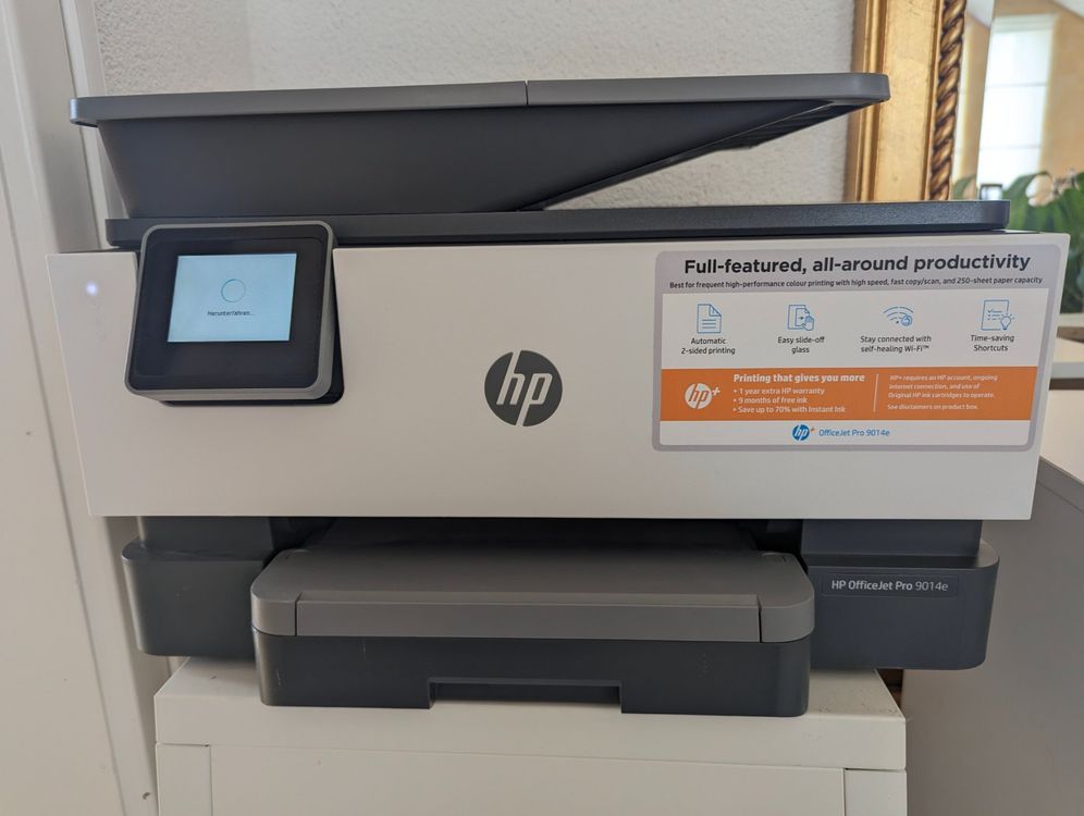 HP OfficeJet Pro 9014e Stampante Multifunzione A Getto D'Inchiostro – Colore, Formato A4/Legale, Stampa, Copia, Scansione, Fax