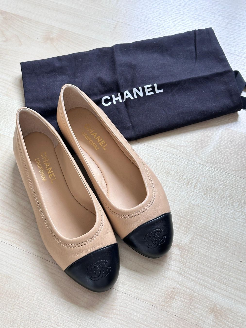 Chanel Damenschuhe: Chanel classic ballerina C cut 36.5 – Neu (gemäss Beschreibung) aus Baar von reijin90