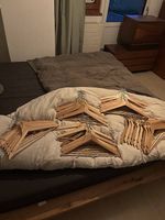 Kleiderbügel Holz 50 Stk. Bumerang Ikea