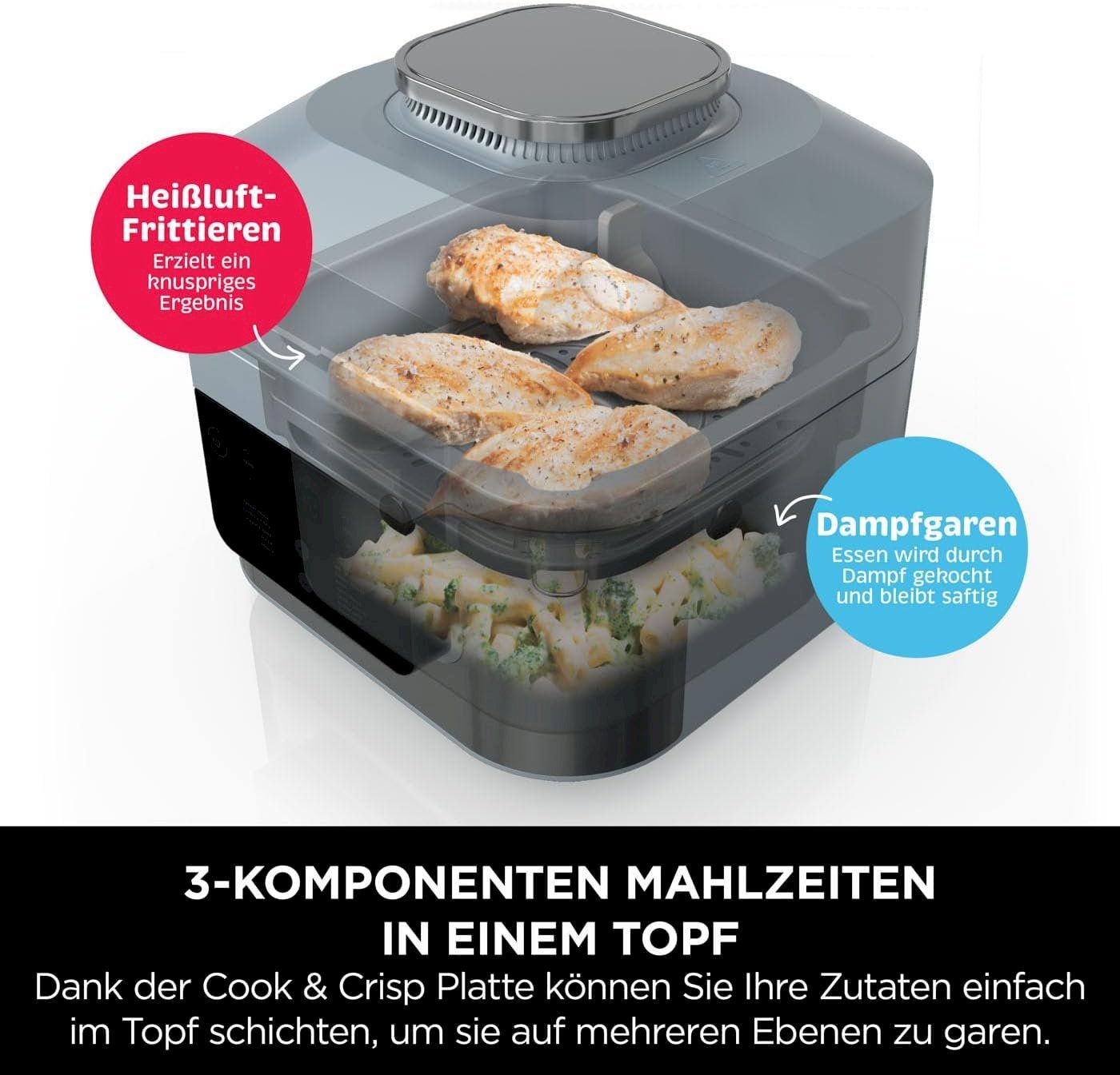 Elettrodomestici da cucina: Ninja Heißluftfritteuse ON400DE – Nuovo e nell'imballaggio originale da Bottighofen venduto da zaap 7