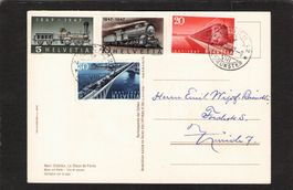 Kompl. Satz Karte , SBK NR. 277 - 280 , 14.VIII.1947