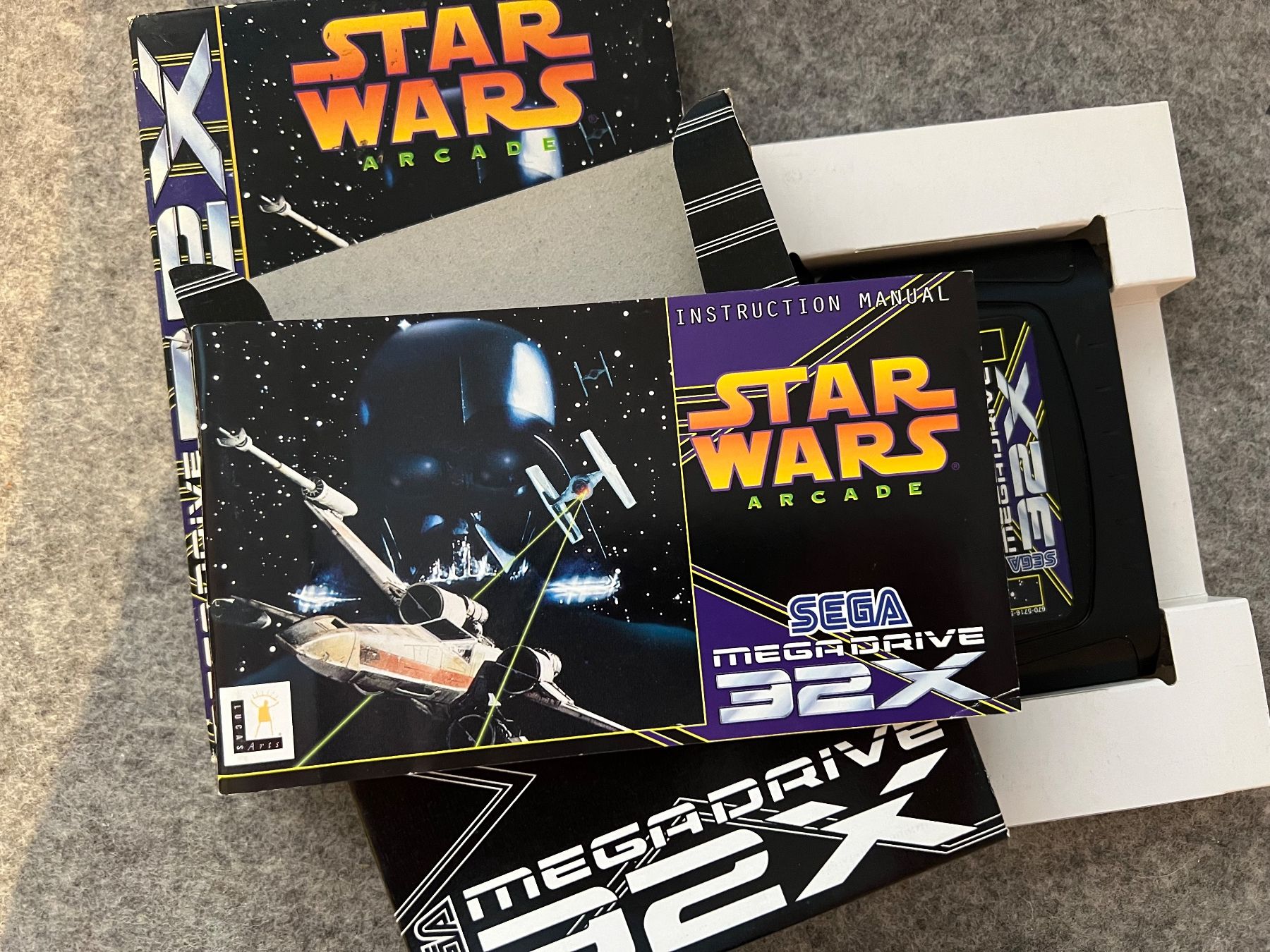 Star Wars Arcade Sega 32X - Komplett mit Anleitung! (Gebraucht) in ...