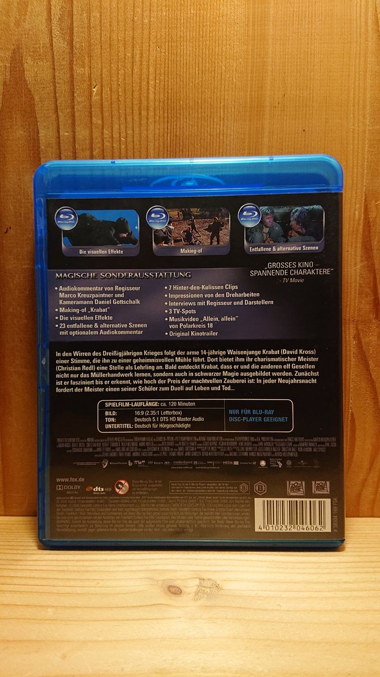 Alle DVDs: KRABAT Blu-Ray mit David Kross – Gebraucht aus Wilderswil von Exebub 1