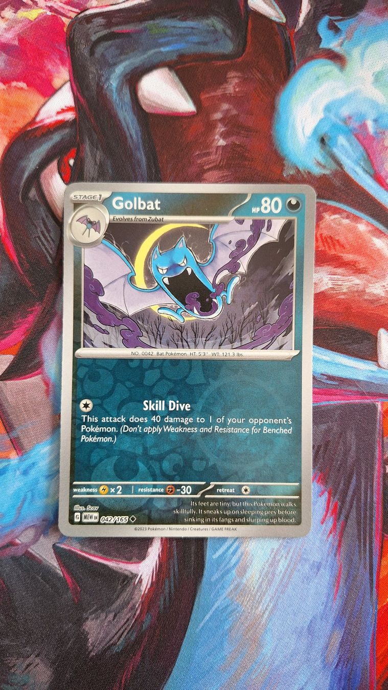 Pokémon Carte collezionabili: Golbat - Reverse Holo - Pokemon Mew 151 – Usato da Altstätten SG venduto da GGsGameshop