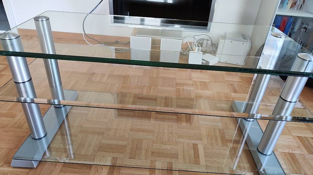 Mobili TV: Fernsehtisch /TV Möbel mit Glas  – Usato da Münchenbuchsee venduto da Marl2010 3