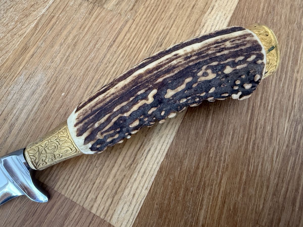 Solingen Zubehör: Altes Jagdmesser A. Wingen Solingen antikes Messer – Neu (gemäss Beschreibung) aus Goldach von Messerguru 4