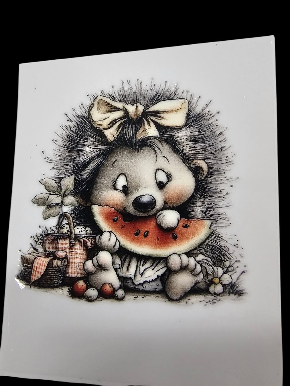 Tutte le decorazioni: Süsses Igelbild, Sommer Deko, 8er Set, NEU – Nuovo (secondo la descrizione) da Linthal venduto da KreativAtelie 6