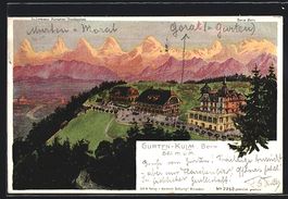 Bern / Guten-Kulm, Teilansicht mit Berge