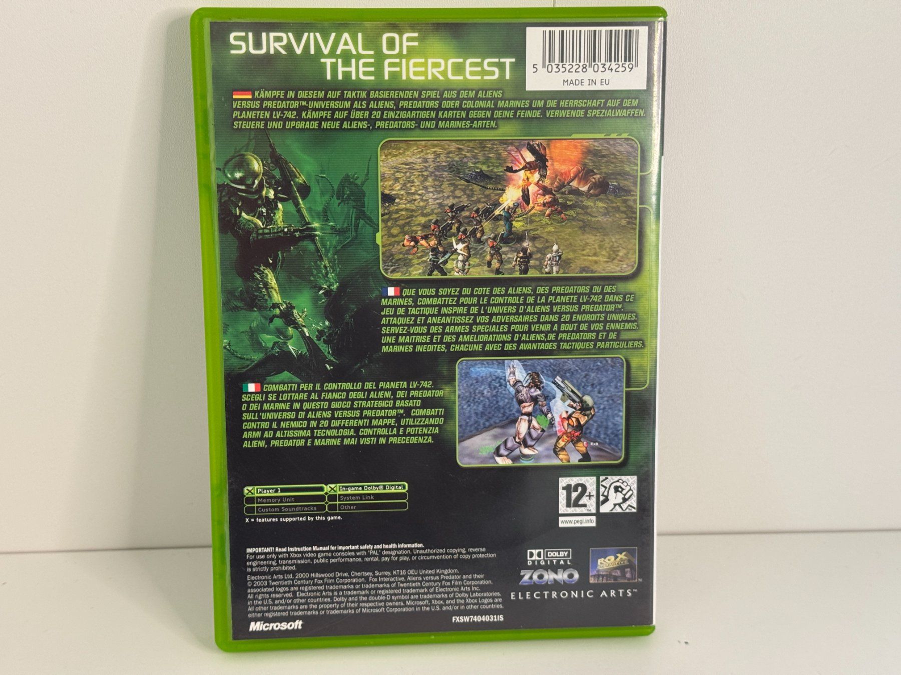 Giochi: Xbox Alien vs Predator Extinction – Usato da Herznach venduto da marco_0123 2