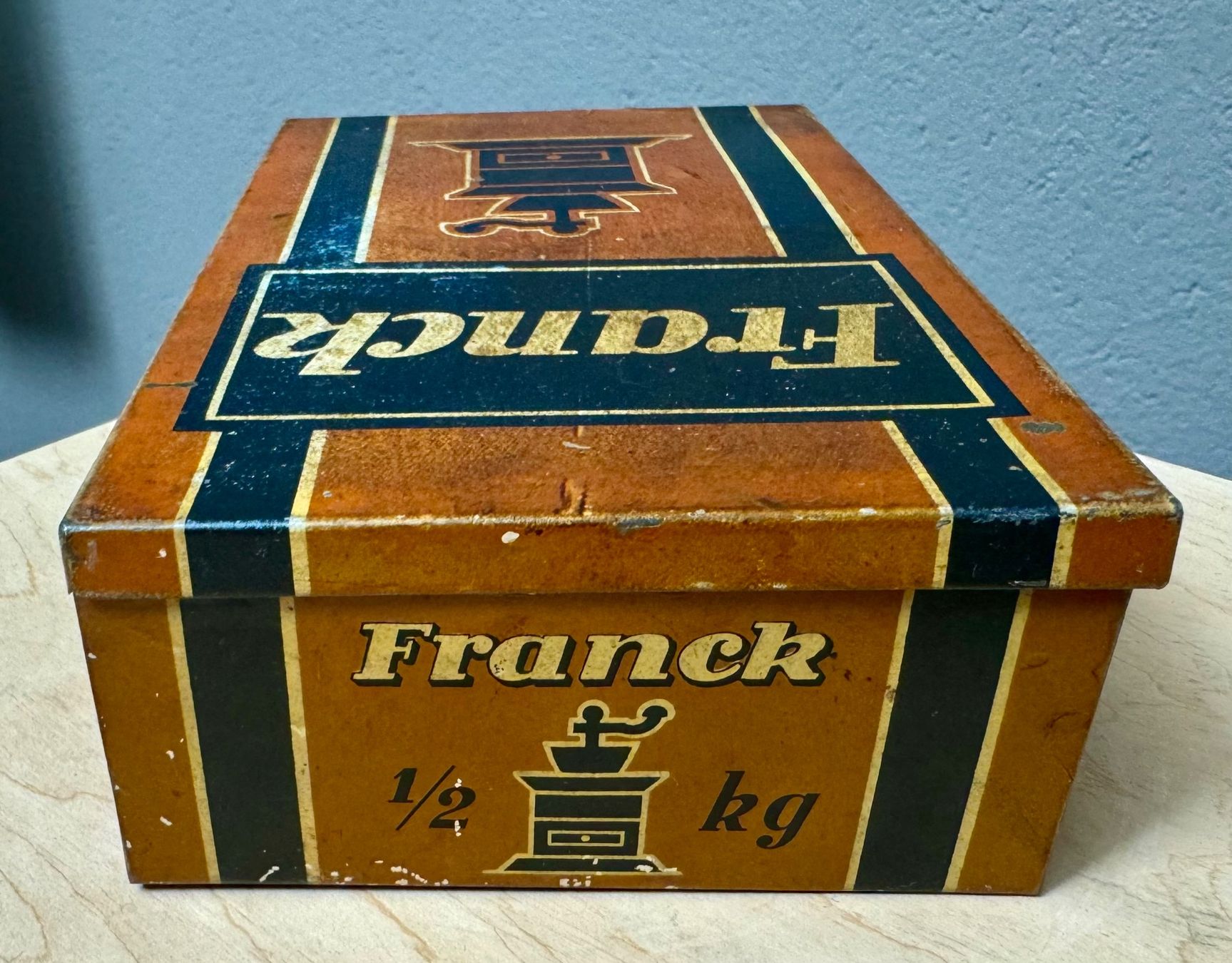 Barattoli: Alte Blechdose FRANCK Kaffeezusatz Cichorie – Usato da Rothrist venduto da Luckywinner 3