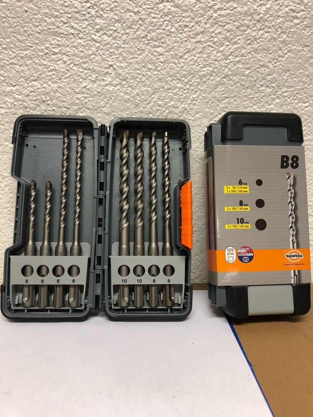 Alle Werkzeuge: Beton-Hammerbohrer Set HAWERA SDS-plus – Neu und originalverpackt aus Wagen von Aloeveragold