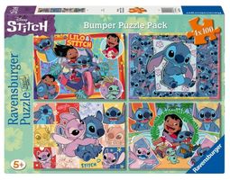 Ravensburger Puzzle 4 x 100 Teile Stitch