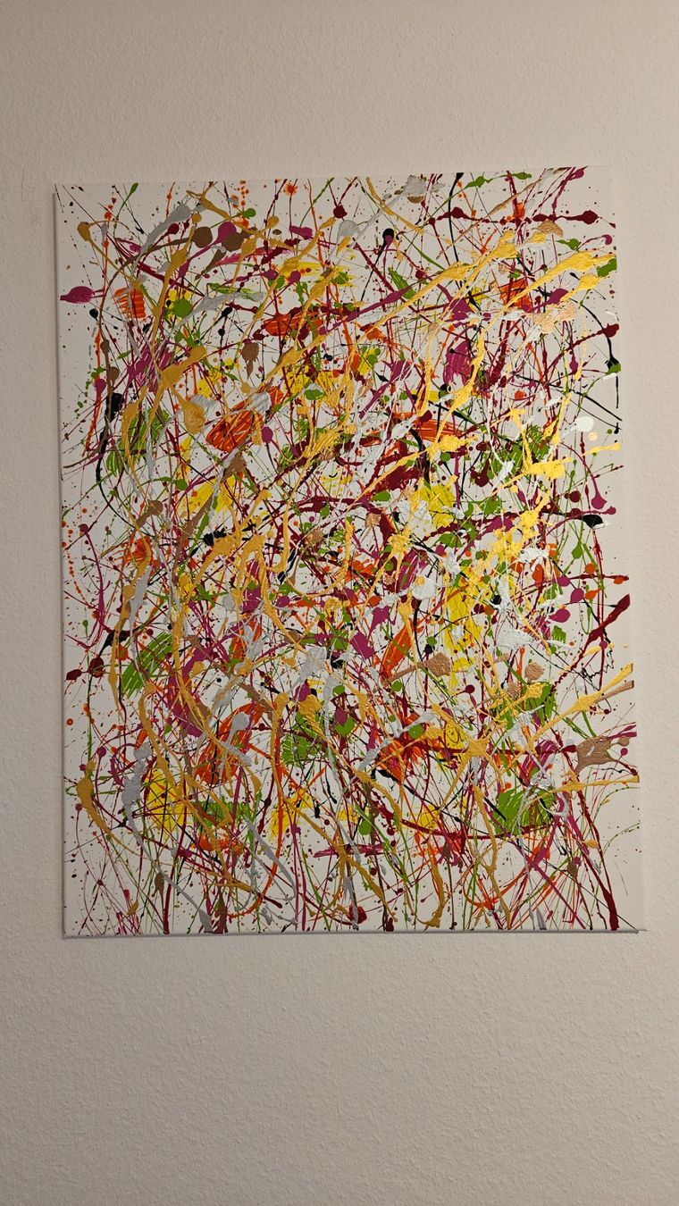 Dipinti: Tableau moderne unique, style abstrait - Couleurs vives – Nuovo (secondo la descrizione) da Le Locle venduto da fab_c9hh