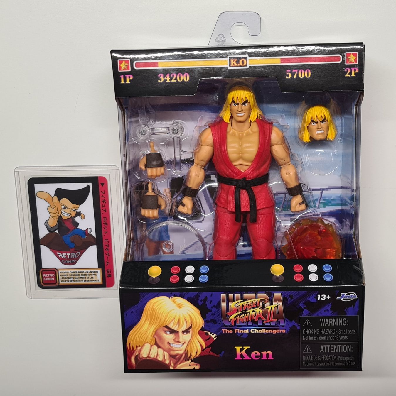 Statuette: Figurine Ken Master - Street Fighter 2 - Jada – Nuovo e nell'imballaggio originale da Villarzel venduto da Retro_Gamin.