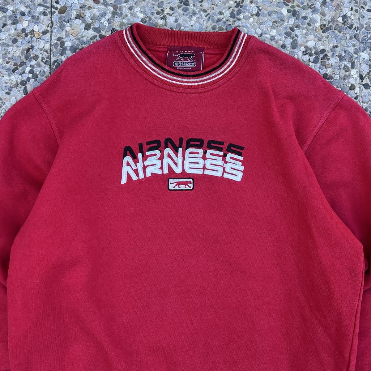 Maglioni & Felpe: Vintage Airness Red embroiedered sweatshirt – Usato da brent venduto da fukusapes 1