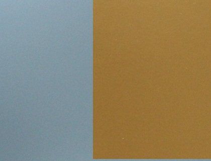 Kit bricolage: Metallic Karton blau oder goldfarbig (2Stk.) – Nuovo (secondo la descrizione) da Schlatt TG venduto da glueckwunschkarte.22