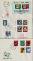 1965 3 Ersttagsbriefe