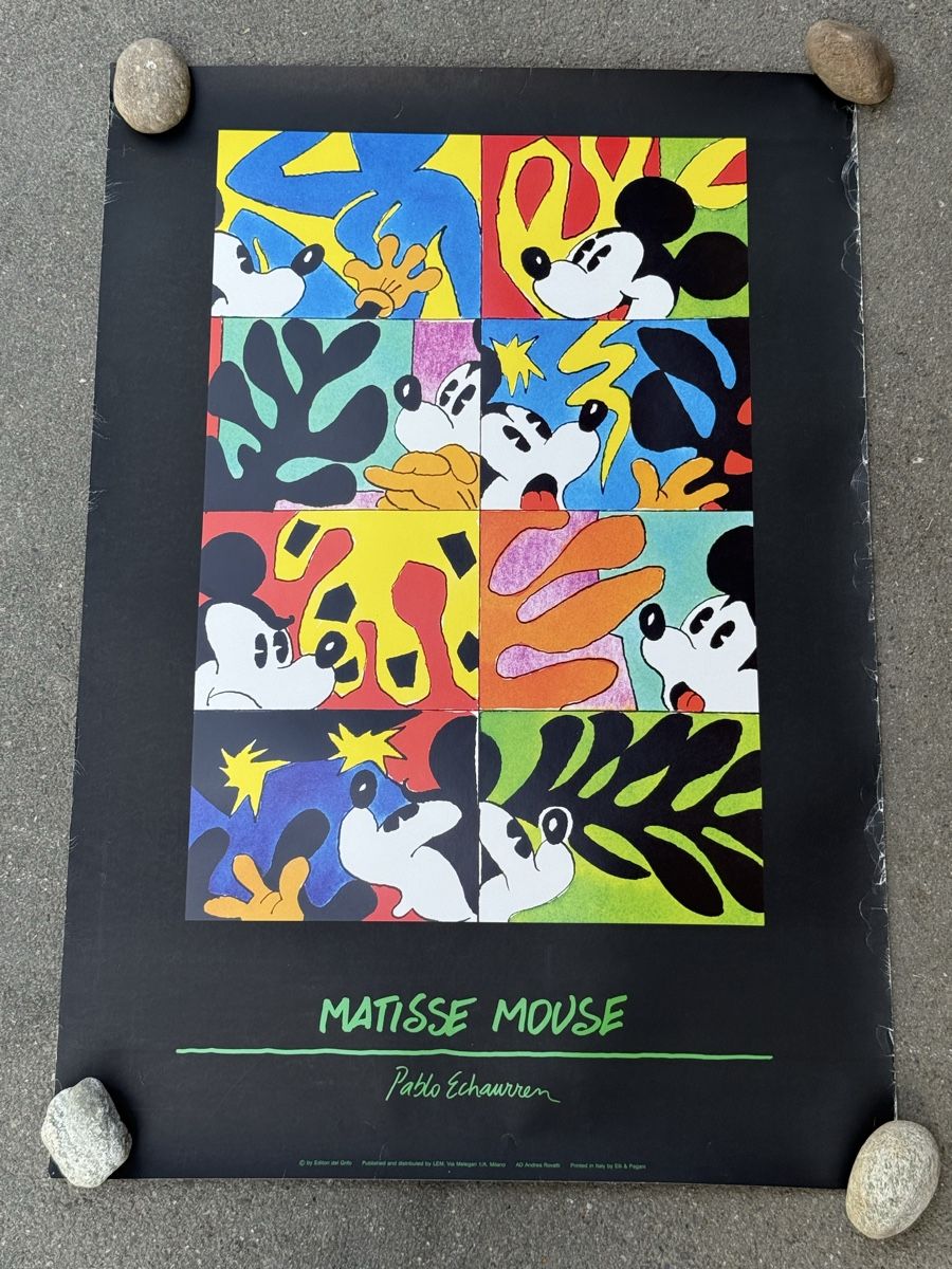 Poster & Bilder: Pablo Echaurren Matisse Mouse Poster Plakat – Gebraucht aus Konolfingen von petzipetz