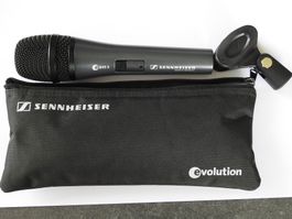 Mikrofon Sennheiser e845 S mit Stativhalterung und Etui