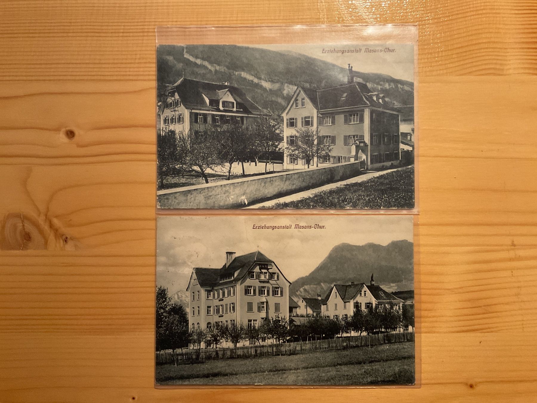 Cartoline postali: 2 Ansichtskarten MASANS Erziehungsanstalt – Usato da Rheinfelden venduto da ricci62
