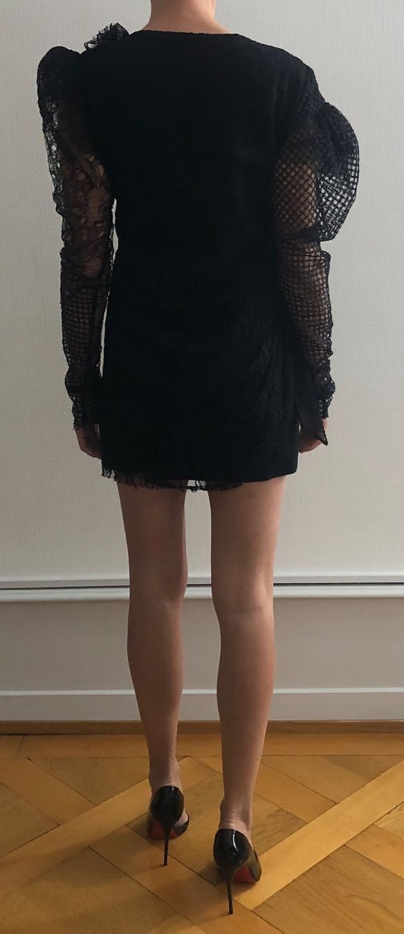 Saint Laurent Vestiti: Saint Laurent, robe noire soirée – Usato da Genève venduto da dachaw 4