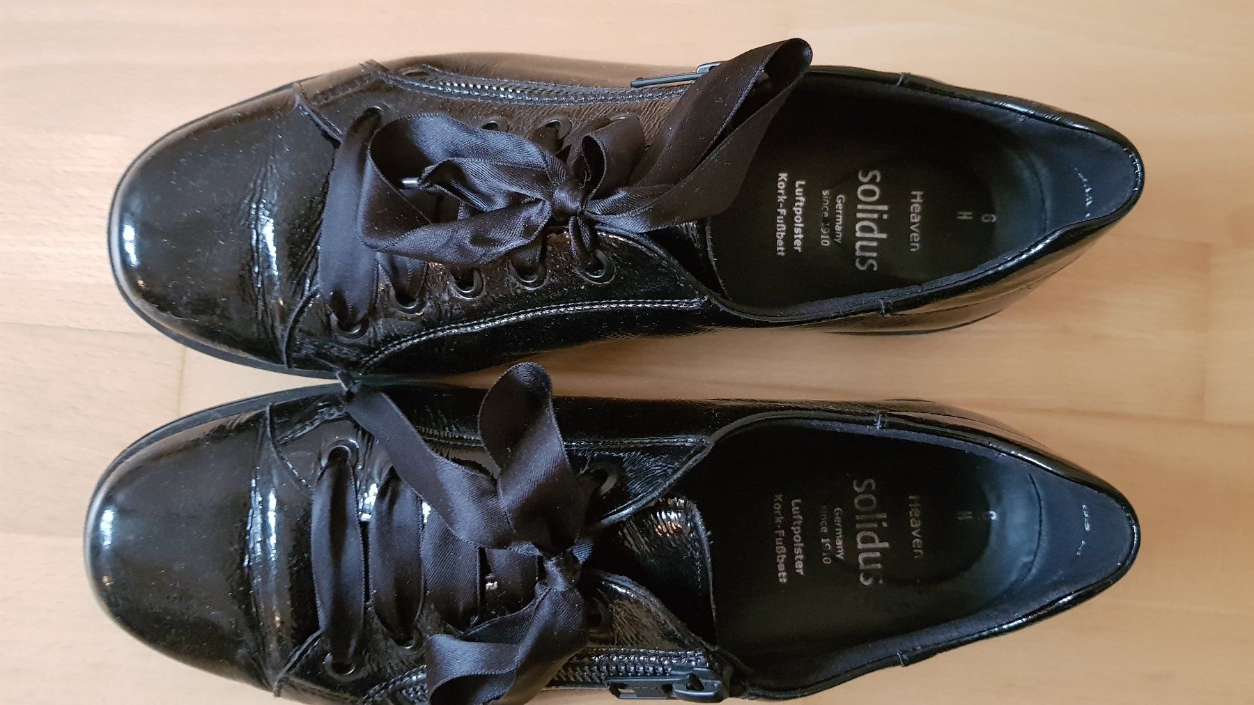 Damenschuhe: Lackschuhe Damen Gr. 39, von Solidus, schwarz – Gebraucht aus Luzern von Dotryit 3