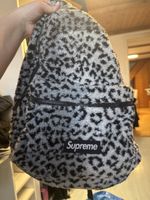 Supreme Rucksack Leopardenmuster flauschig Vintage