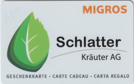 Migros Geschenkkarte  (Gebraucht leer) Schlatter