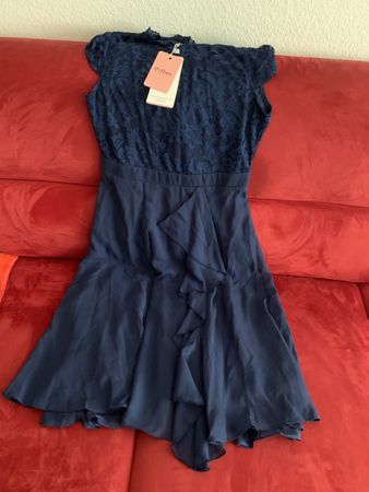 1 Kleid Navy Blue Grösse S
