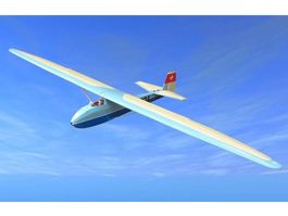 Segelflieger Grunau Baby V2 Swiss, 2480mm, ARF, VQ-Models