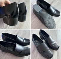 NEU 💜 Gr 7 BONNE FORME Halbschuhe Leder