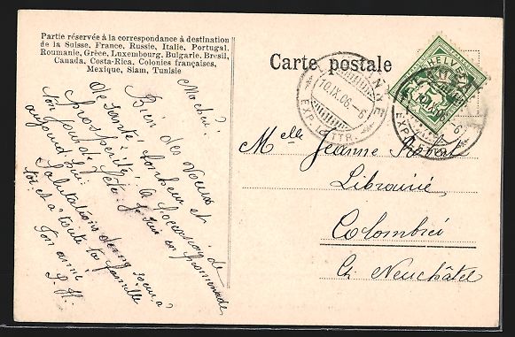 Cartoline postali: Lausanne, Restaurant du Bois de Sauvabel – Usato da Berlin venduto da bartko-reher 1