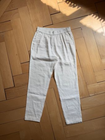 MARC CAIN - Leinenhose weiss 38