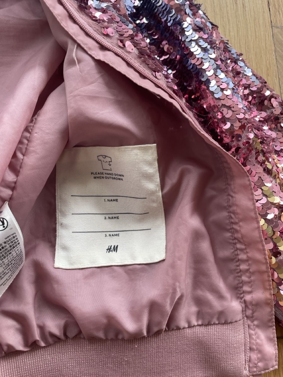 H&M Giacche & Cappotti: H&M Sequin Bomber Jacket 122 – Usato da Basel venduto da Virginiawoolf 2