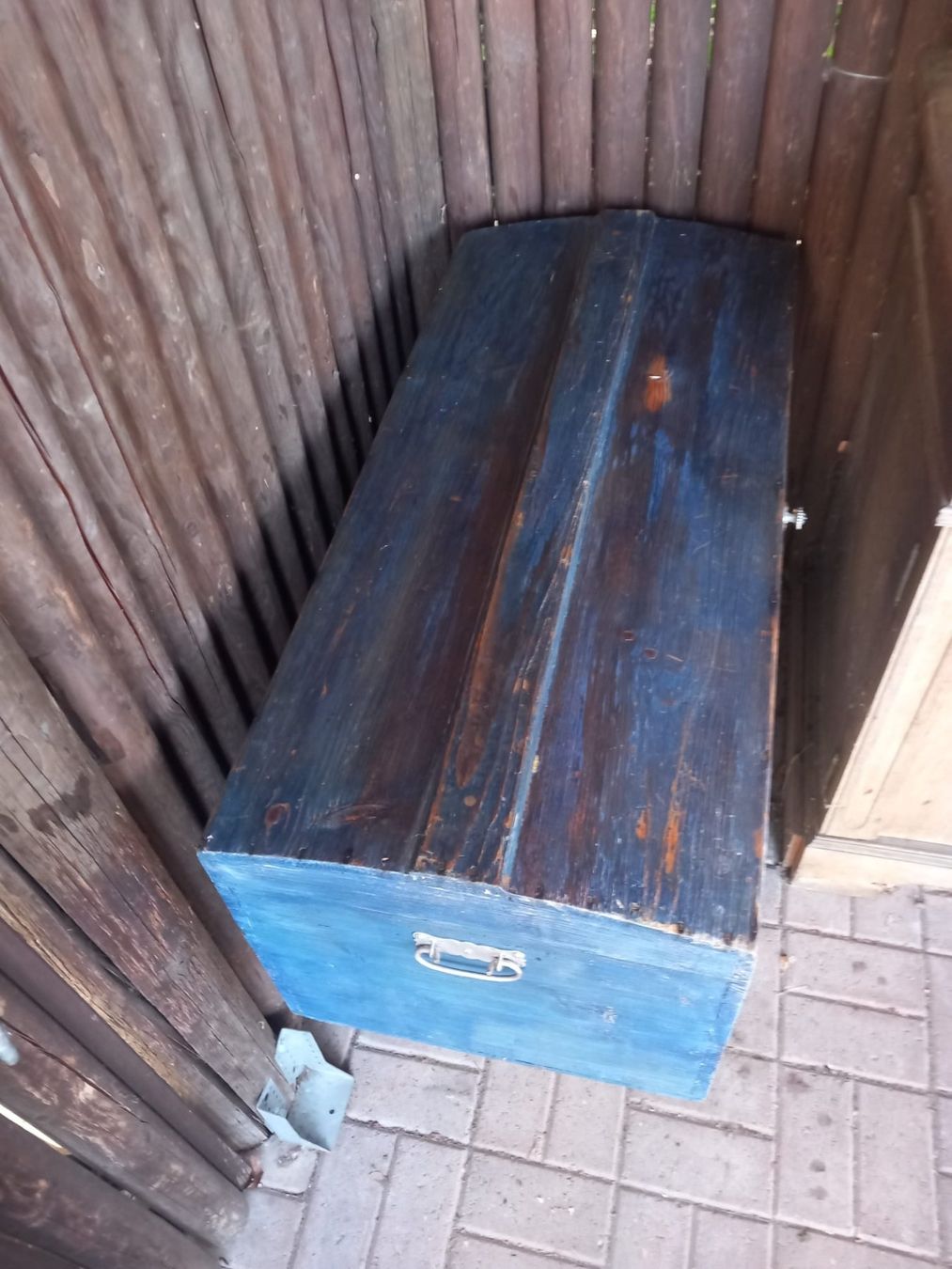 Cassapanche: Truhe Holz blau – Usato da Pieterlen venduto da xernice 1